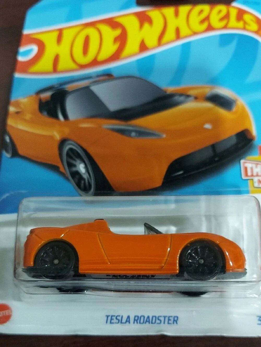 ❤️ Hot Wheels Orange Tesla Roadster